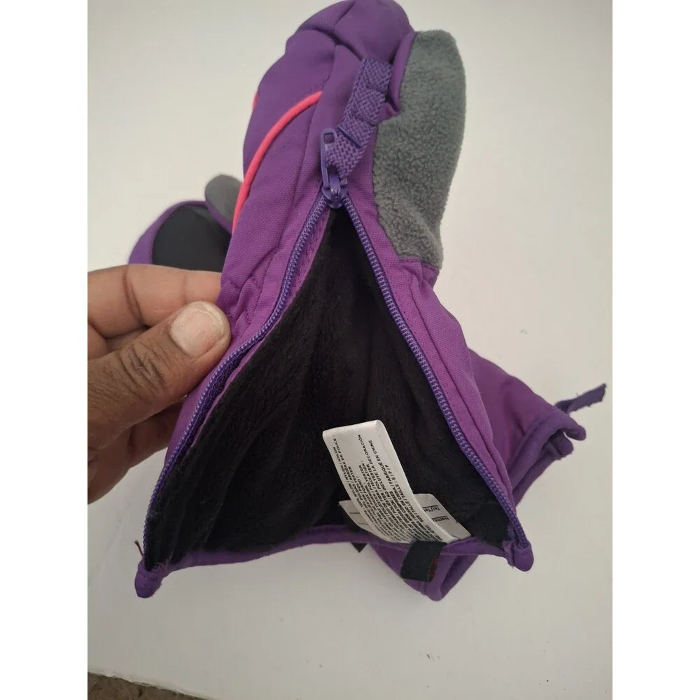 HEAD OUTLAST Kids Mittens Gloves Size Small Purple Winter Girls